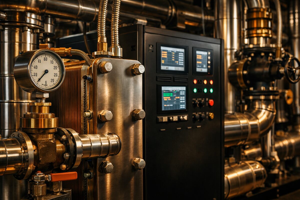 Výměníková stanice — technické zázemí Lubská Kalora